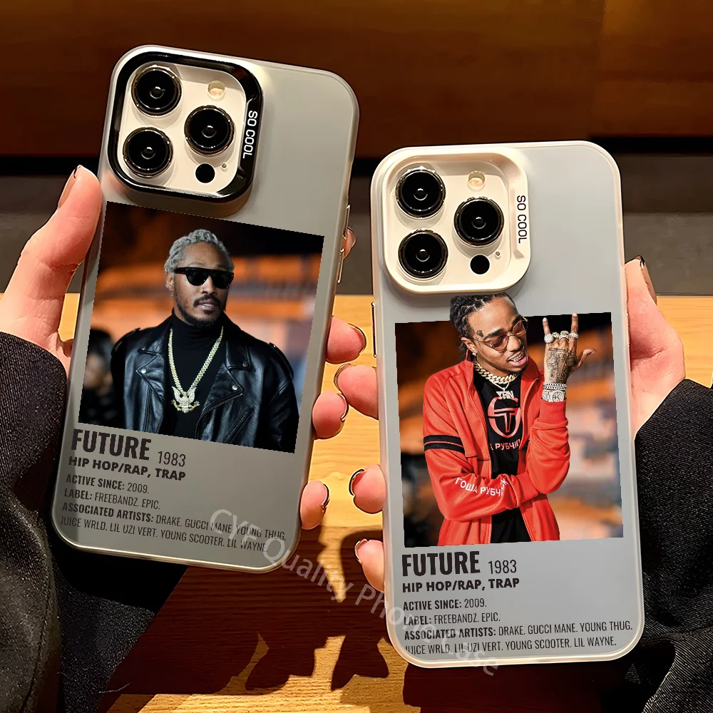 

Rapper F-future Phone Case For Apple 11 12 13 14 15 16Pro Max Plus Protect Plating Phone Cover