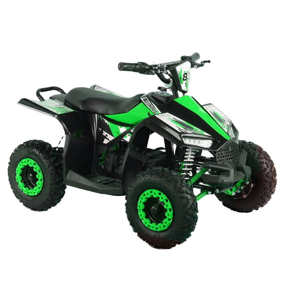 Kids Electric Quad Bike 36V 1000W, Outdoor Sport 4-Wheeler ATV, 2-Stroke Shaft Drive Mini Quad, Child Off-Road Electric ATV