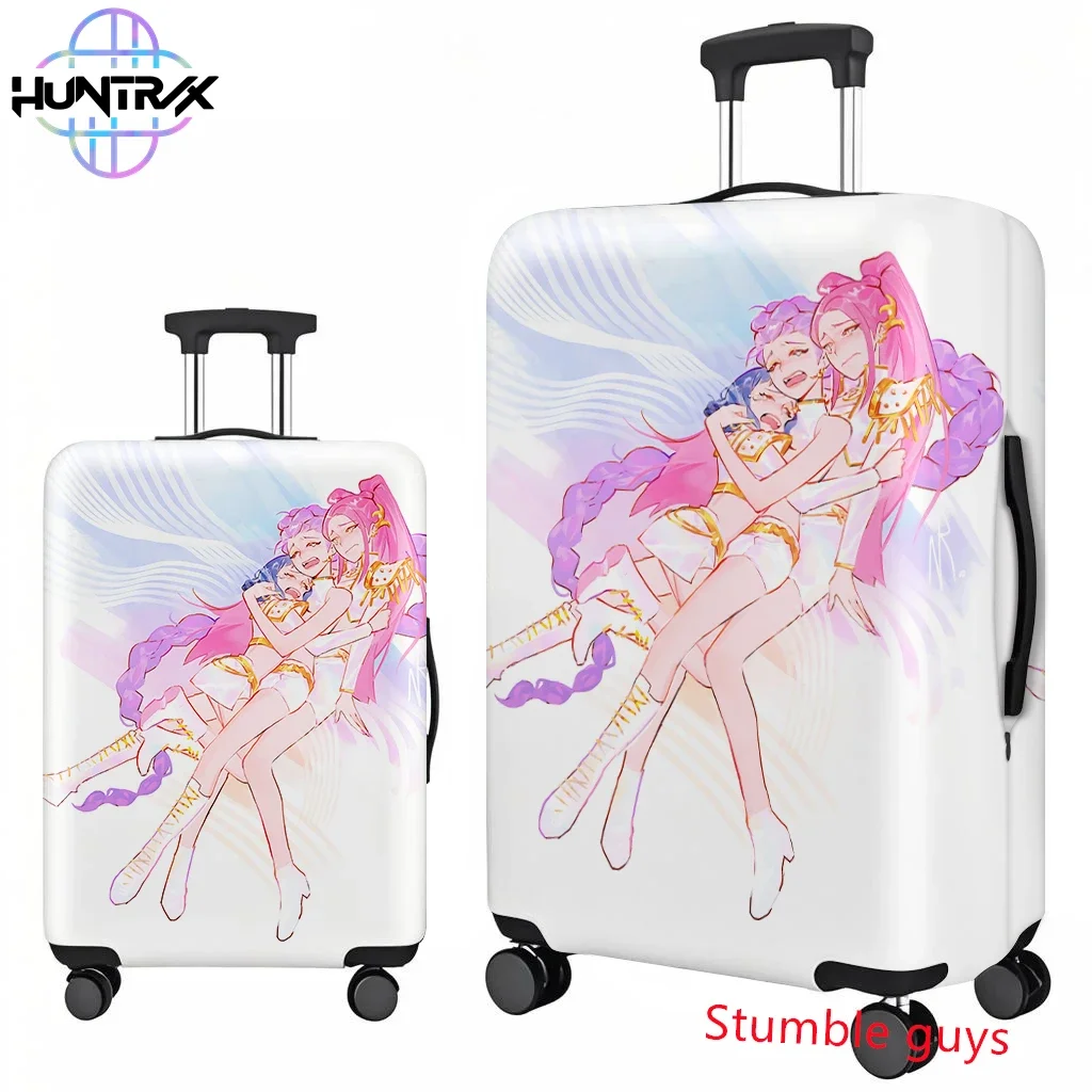 

Kpop Demon Hunters Luggage Cover Fits 18-32 Inch Suitcases Anime Style Travel Protector