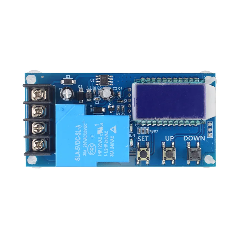 DC 5V 30A Lead-acid Solar Battery Charge Controller Protection Board Charger Time Switch 12V 24V 36V 48V Battery Capacity
