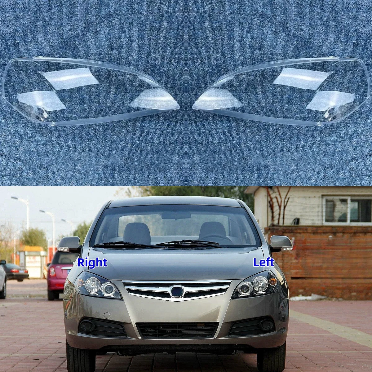 

For Changan CX30 2010 2011 2012 2013 2014 Accessories For Car Replace A Transparent PC Lights Shell Headlight Lens