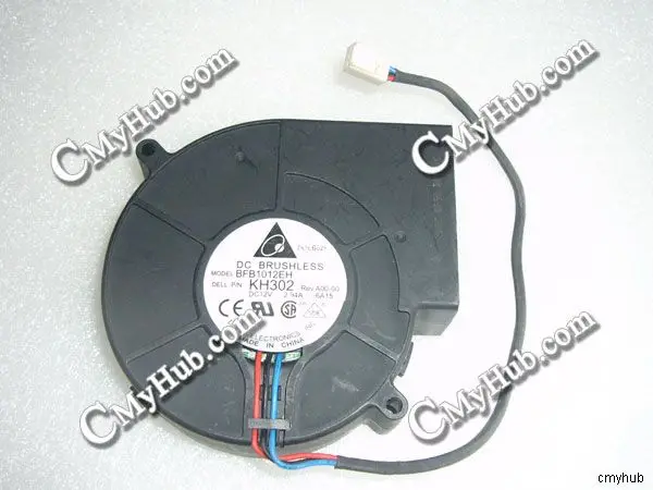 Для DELTA ELECTRONICS BFB1012EH 6A15 DP/N: CN-0KH302 0KH302 KH302 CN-0N9146 0N9146 N9146 BLOWER 97X94X33mm охлаждающий вентилятор