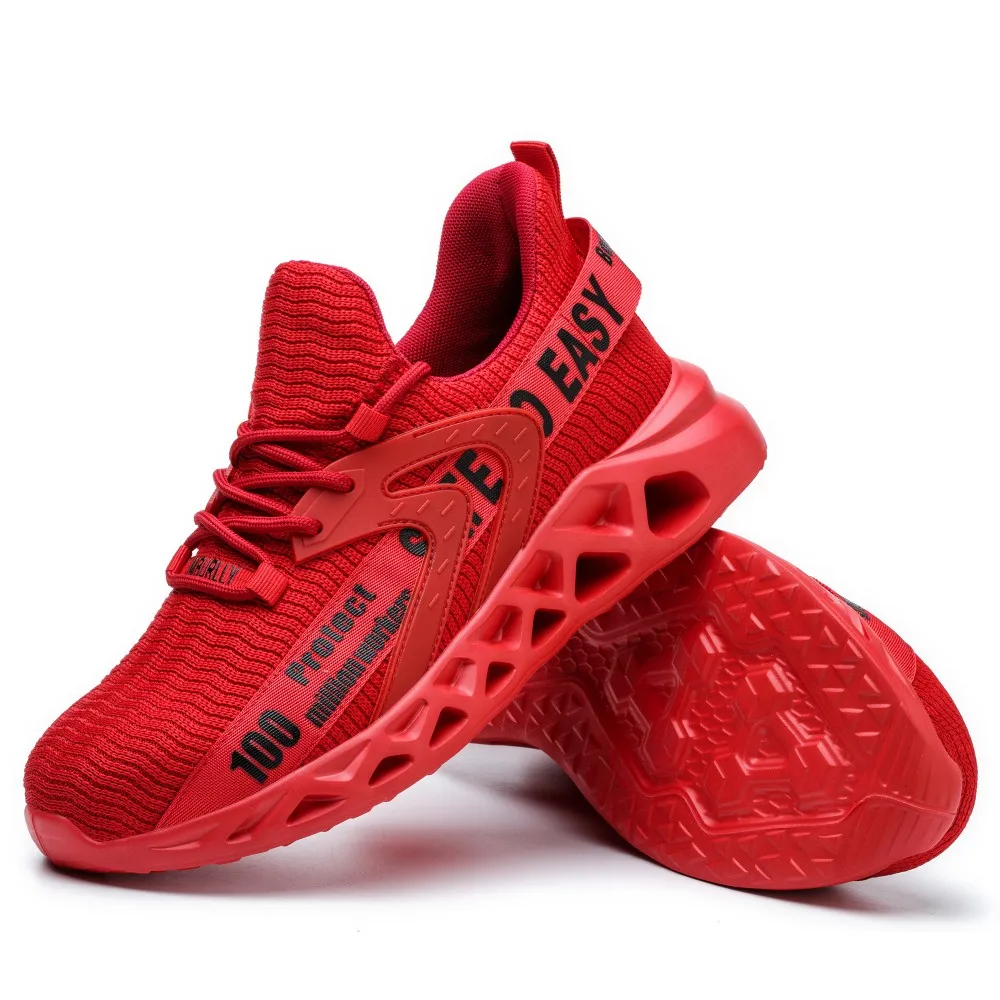 أحذية أمان للعمل للرجال، أحذية رياضية خفيفة الوزن واقية للعمل، أحذية رجالية خفيفة الوزن قابلة للتنفس، أحذية عمل مضادة للثقب