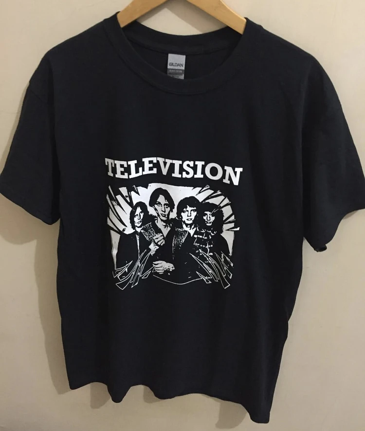 

Tonggen Store CBGB Television Marquee Moon T-irt Stand Fit Printed Pure Cotton Youth Faion Summer ort Sve round Ne