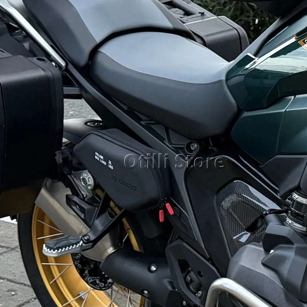 جديد لسيارات BMW R1300GS R 1300 GSA R1300 GS R1300 GS 1300 R 2023 2024 2025 دراجة نارية مقاوم للماء إطار جانبي حقيبة تخزين حزمة أكياس #4