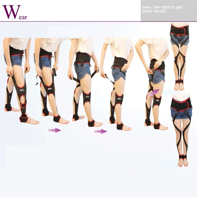 New O/X Legs Correction Belt Adjustable Leg Posture Corrector Knock Knees Shape Soft Comfortable Straightening Bandage