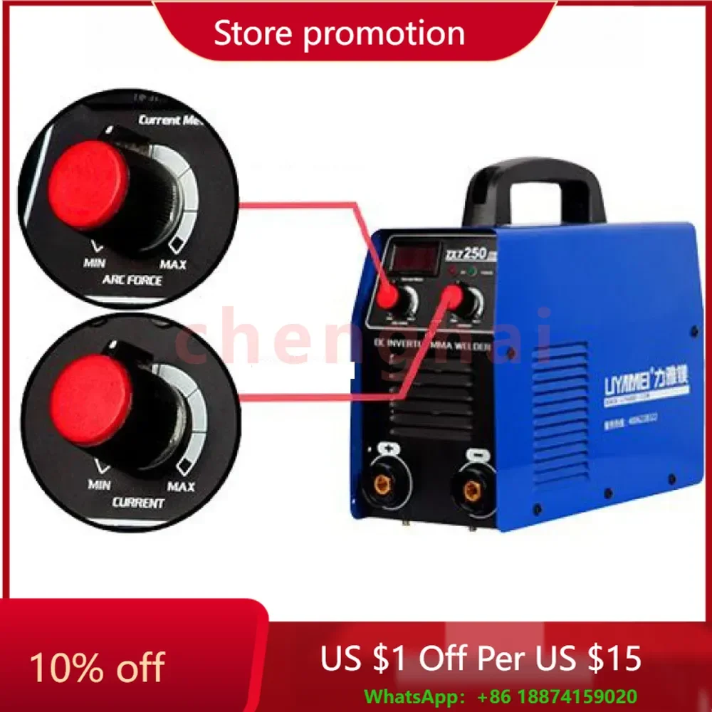 

wholesale 220V Portable Mini Electric Welding Machine Fully Automatic Small Electric Machine ZX7-250 Inverter DC All Copper
