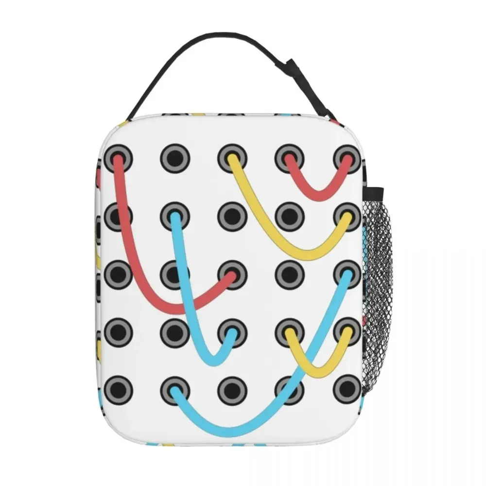 Analog Modular Synthesizer Thermal Insulated Lunch Bag School DJ Musical Portable Lunch Container Thermal Cooler Food Box