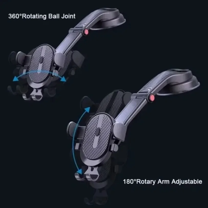 

Универсальный регулируемый автомобильный гравитационный смартфон с поддержкой приборной панели, держатель для телефона, подставка для iPhone 17, 16, 15, 14, 13, крепление Xiaomi Samsung