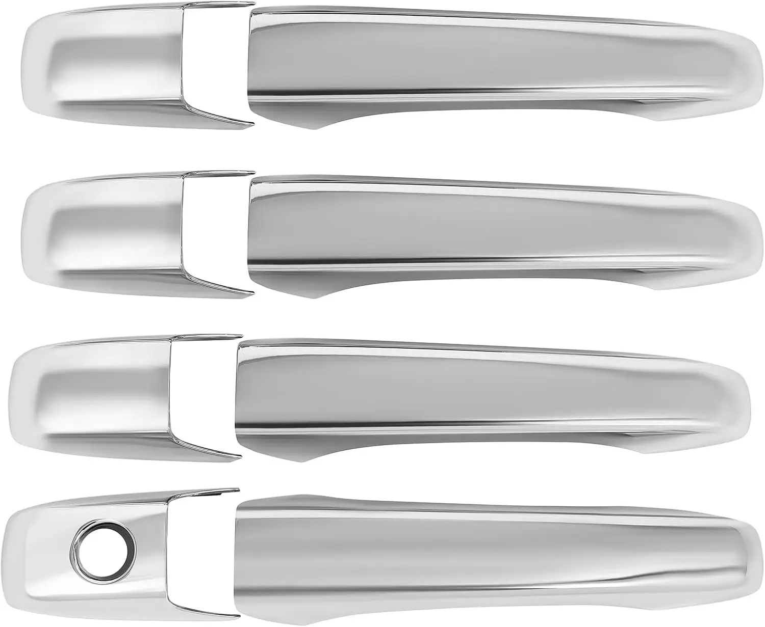 

Exterior Chrome Door Handle Cover Trim Sticker for Jeep Patriot 2007-2016