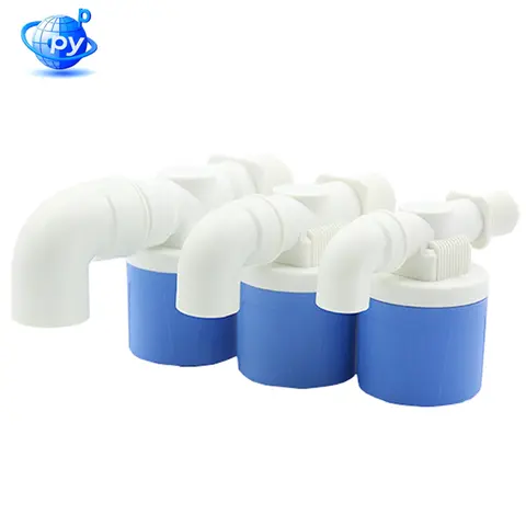 Valvola a galleggiante di controllo automatico del livello d'acqua da 1/2", 3/4" e 1" per serbatoio d'acqua, torre d'acqua, piscina. Valvola di arresto di ingresso con interruttore della palla galleggiante regolabile