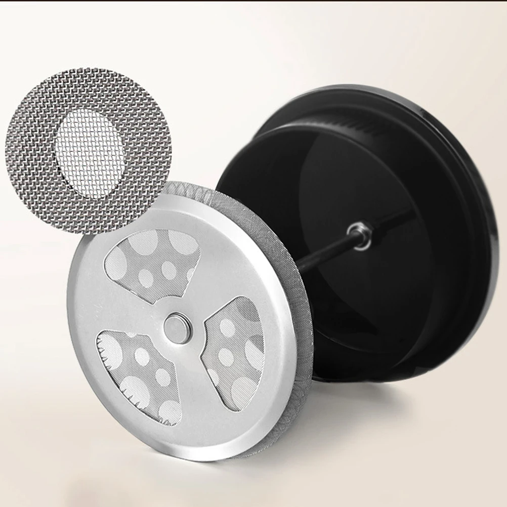 

1Pcs Filter Glass Teapot 1000ml Heat Resistant Coffee Tea Maker Black Home Office Outdoor Use Elegant Handle Anti Slip Design