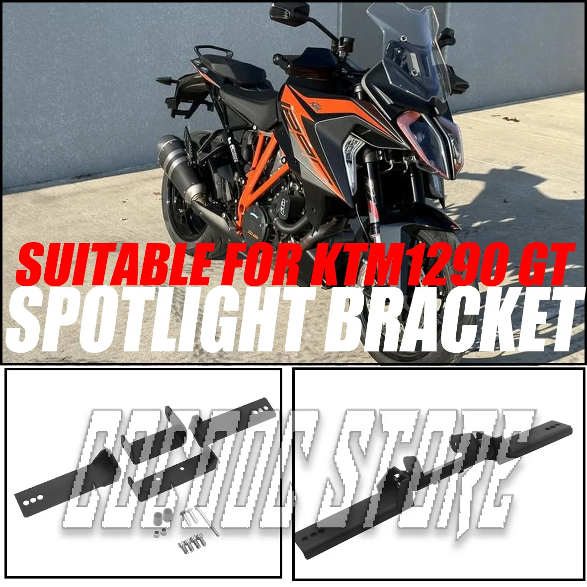 Fog Light Mounting Accessories Specifically Designed for KTM Motorcycles Suitable for KTM 1290 GT Models