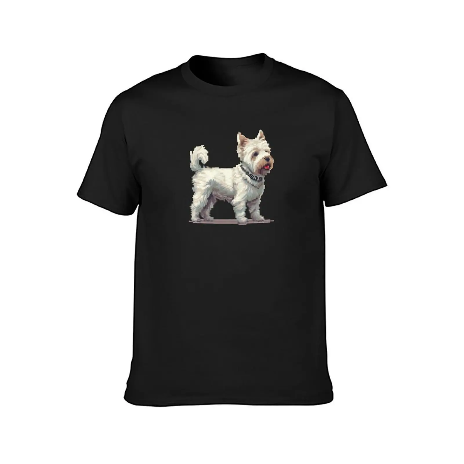 16-bit West Highland White Terrier T-Shirt new edition summer clothes mens vintage t shirts