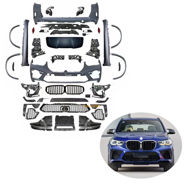 

G05 Facelift Bodykit for BMW X5 G05 Facelift F95 X5M Full Bumper Side Skirts Rear Diffuser