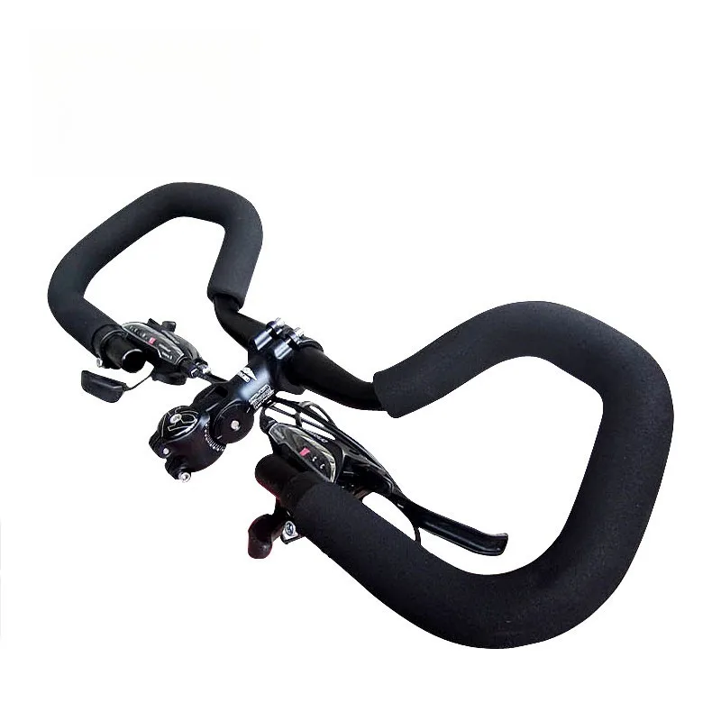 Mountain Bike Butterfly Handlebar, 25.4mm 31.8mm Adjustable Aluminum Bicycle Rest Handle Bar for Long Distance Travel Cycling