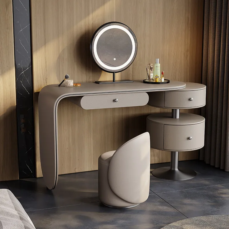 Dresser high-end bedroom desk chest integrated makeup table master bedroom solid wood makeup table