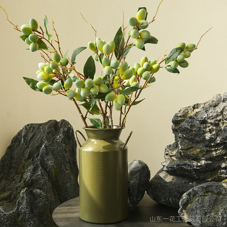

Artificial Plants Olive Fruit Fake Berry Flowers for Home Decor Interior Living Room Centerpiece Decorative for Restaurant Table