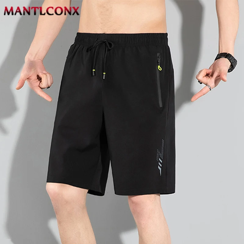 New Summer Beach Shorts Men Gym Fitness Casual Shorts Quick Dry Sweatpants Running Sports Short Pants Breathable Jogging Shorts