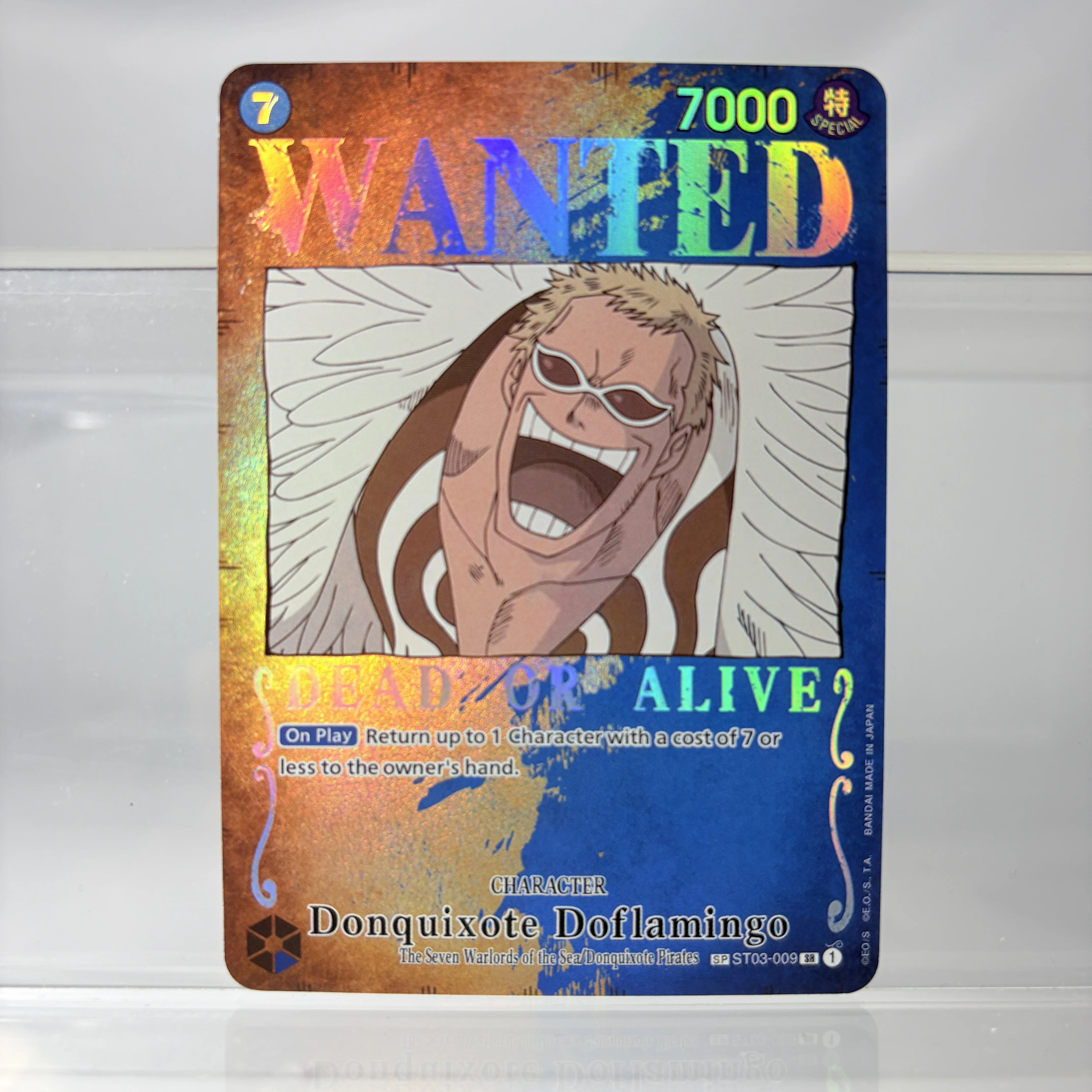 Anime One Piece Game Card - Classic Collector's Edition WANTED Series Luffy Ace Shanks Buggy Kaido Game Proxy Card Hologram Gift