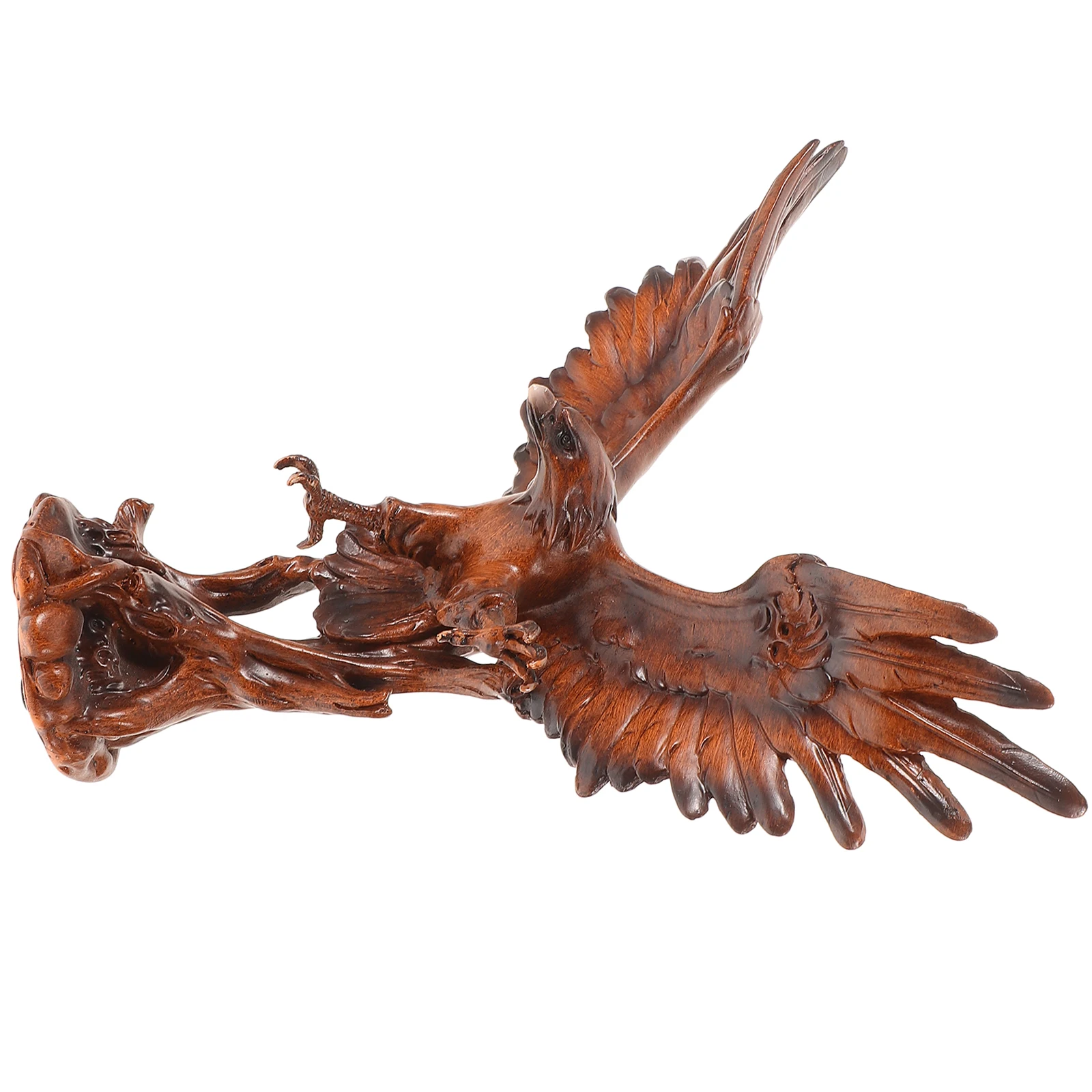 

Eagle Figurine Resin Statue Desktop Decoration Office Decor Animal Sculpture Elegant Stylish Smooth Lines Tabletop