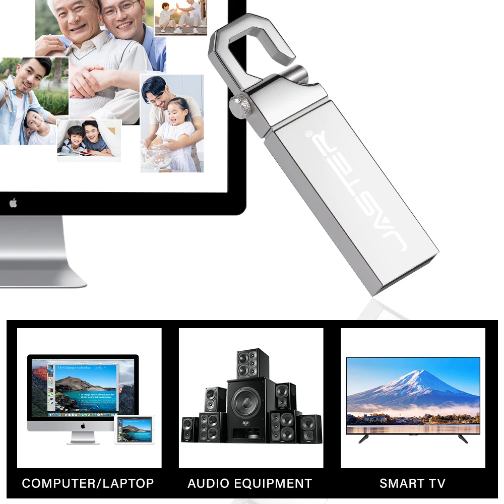 Pendrive 128Gb Memory Stick 32Gb 4Gb Metal Usb Flash Drive 128Gb Pen Drive 64 Gb 8Gb Usb Stick 16 Gb Gift Memoria Usb