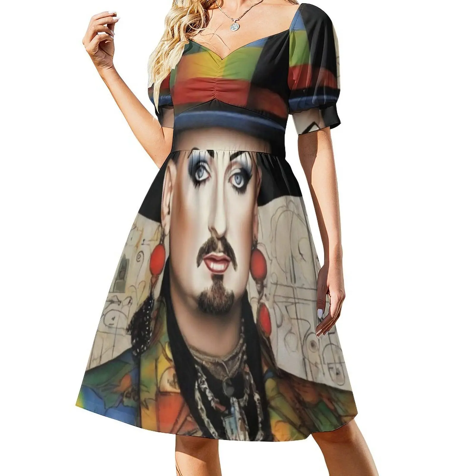Boy George : The Art Of Unique Musical Expression Boho Chic Dress Elegant Fashion Beach Wedding Party Gown Boy George Music