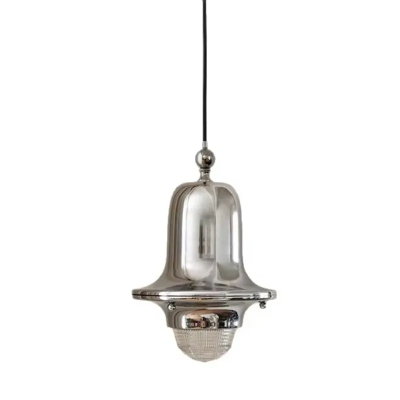 Industrial wind bedside small chandelier medieval Bauhaus bedroom bar entrance light retro restaurant coffee shop metal light