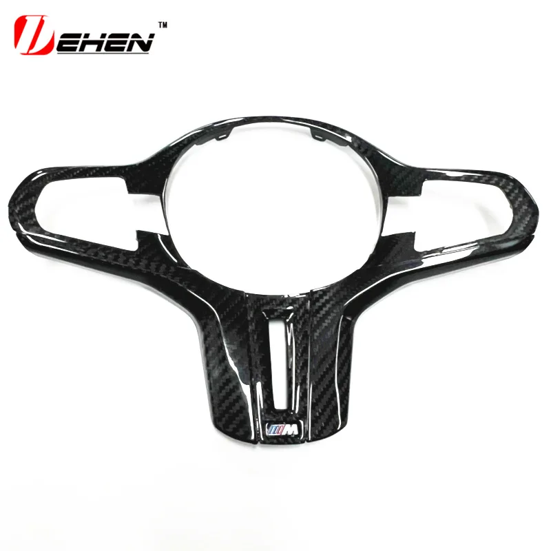 

Applicable to BMW 567 series X3X4 M5 F90 F95 F96 G30 modified dry carbon fiber steering wheel cover