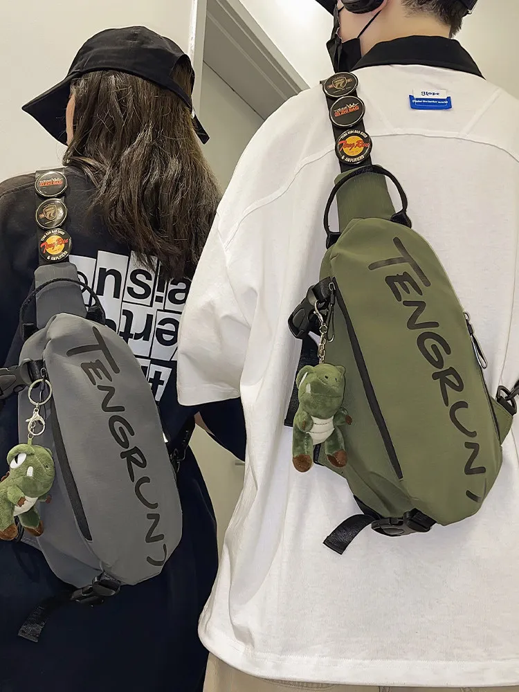 Bolsa crossbody masculina verão pequena mochila 2026 nova moda meninos bolsa de ombro para meninos