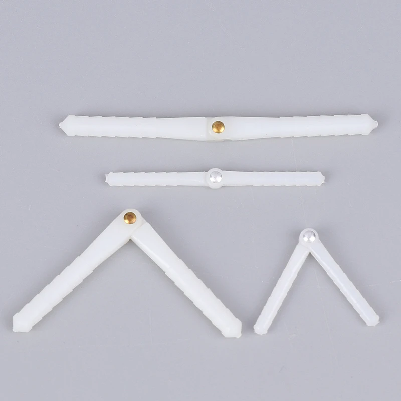 10 PCS 직경 2.5mm 4.5mm 플라스틱 핀 힌지 RC 비행기 모델 날개 비행기 모델 액세서리