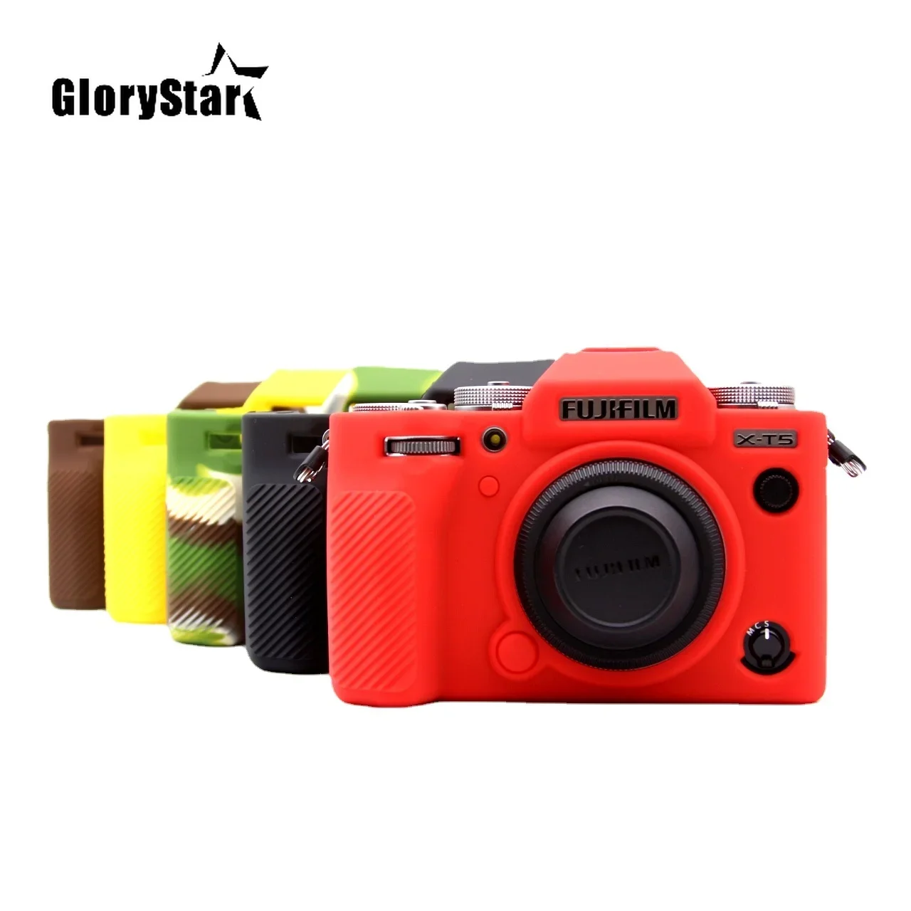 Capa de câmera de silicone para fujifilm xt5 fuji X-T5 capa protetora macia à prova de poeira capa à prova de arranhões para xt5 saco de pele acessórios