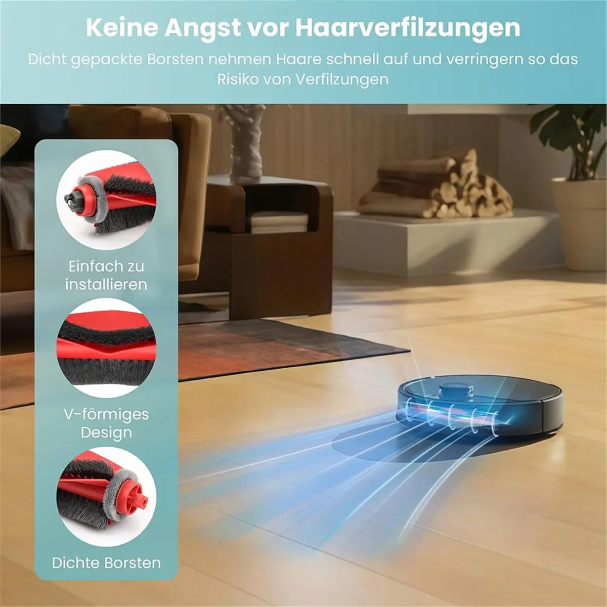 (ABPO) Accessories for Roborock Q10 X5+ Robot Vacuum Cleaner, Replacement Part Main Side Brushes Hepa Filter Mop Cloth Bags