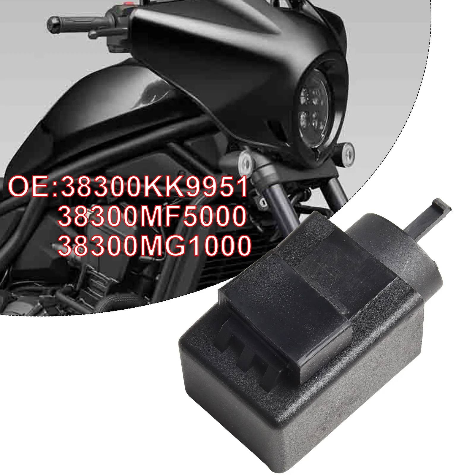 5*5*5cm LED Indicator Flasher Relay Motorcycle Flasher Easy Installation Flexible Replacement Seamless Integration