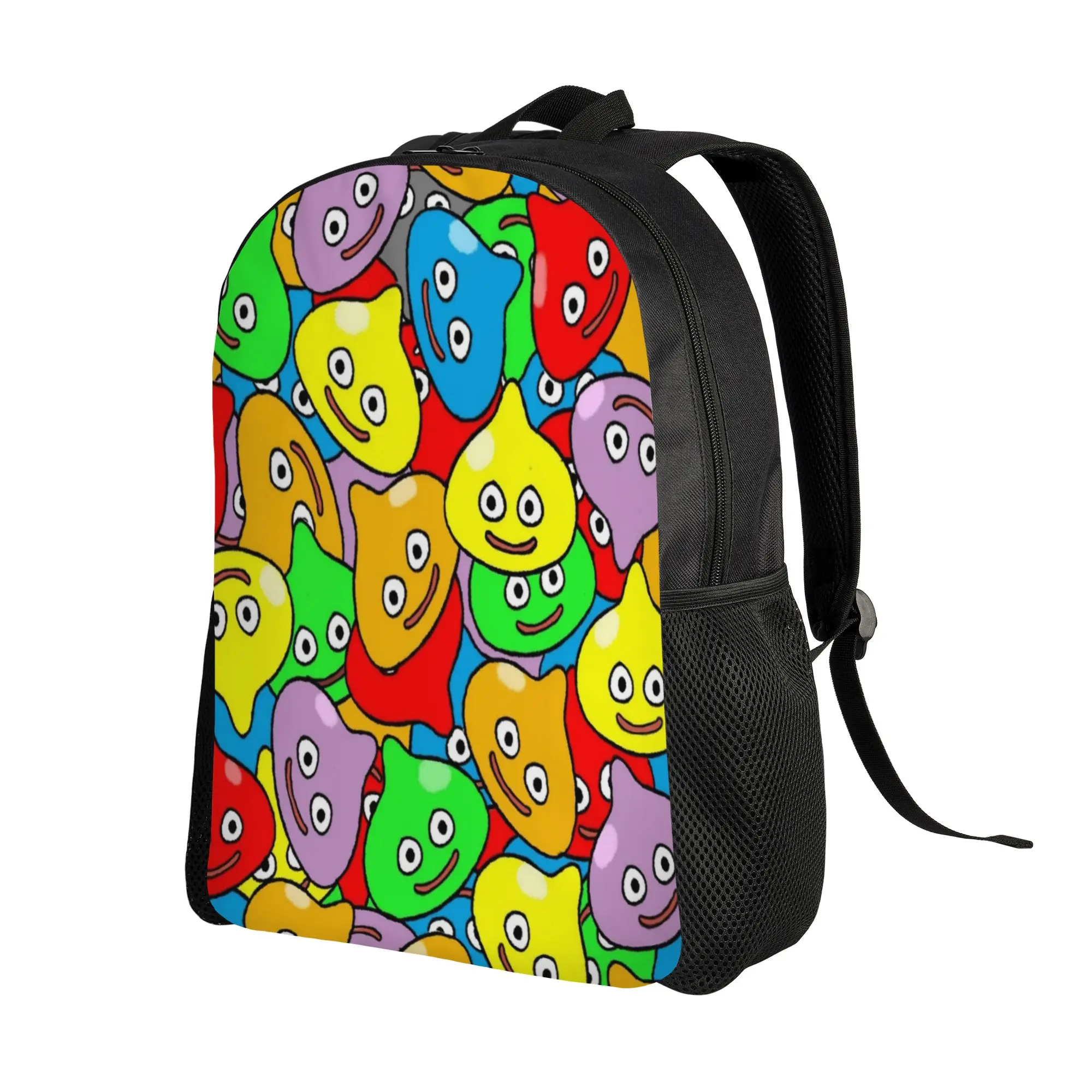 Dragon Quest Slime  Backpack  Boy Polyester Camping Backpacks Soft Stylish School Bags Rucksack