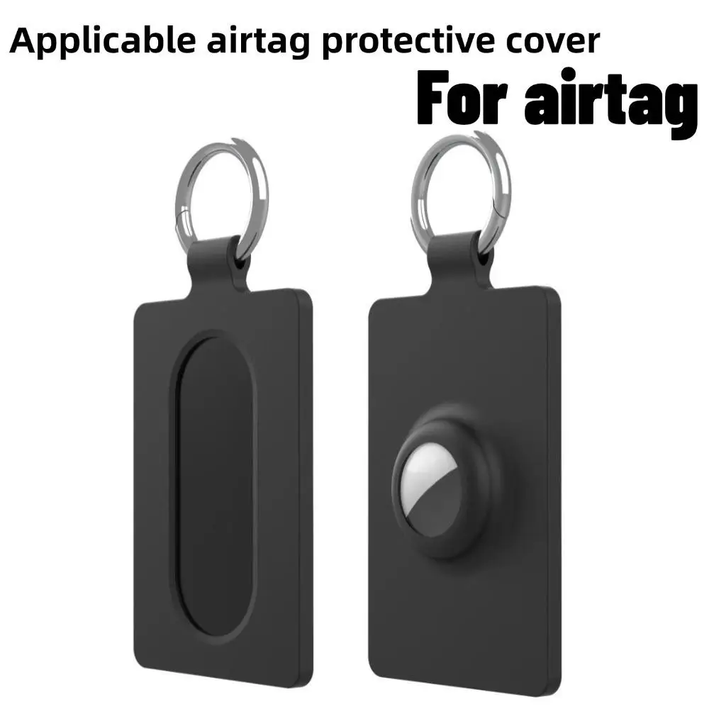 Applicable Protective Cover for airtag Case Works For Tesla Card Key Case Apple Lose-proof Locator Tracker Keychain Cards