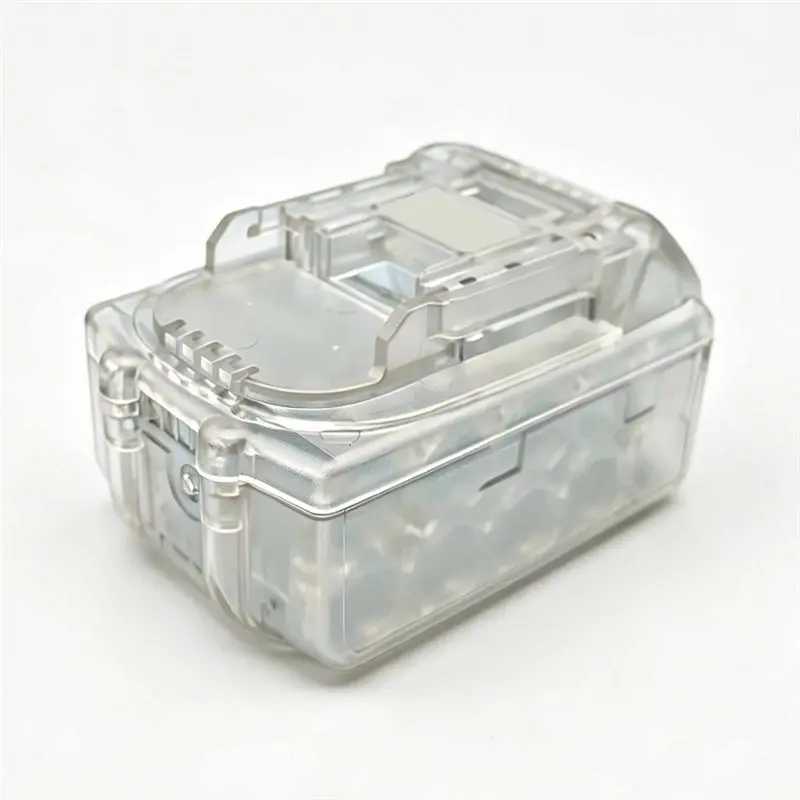 3CGRO-Lithium Battery Case Fully Housing Power Tool Kit Transparent Lithium Battery Case Box