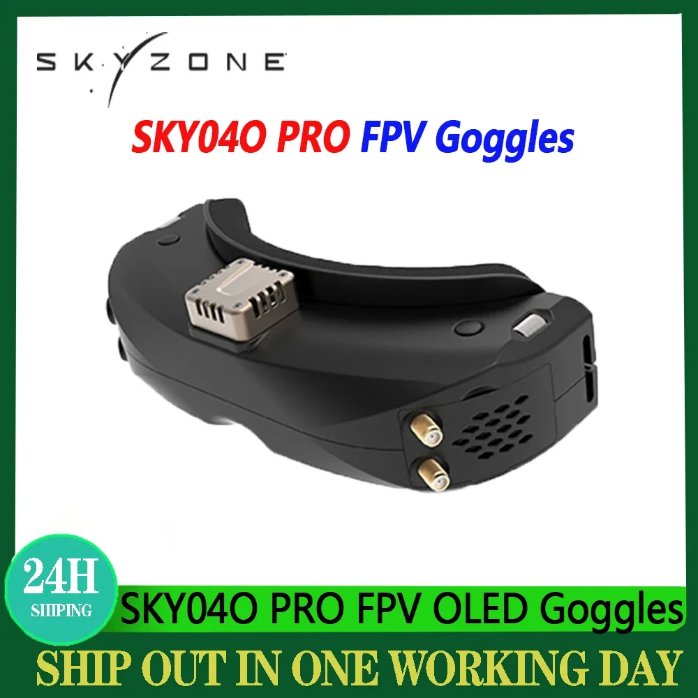 SKYZONE SKY04O Pro OLED FPV Goggles 5.8GHz 48CH Steadyview Receiver 1280X720 Resolution 60FPS Refresh Rate Head Tracker Goggles