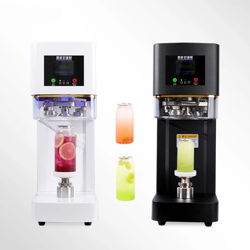 2023 New Factory Direct Sale Fully Automatic Machine Bubble Tea Coffee Soda Can Sealer Machine