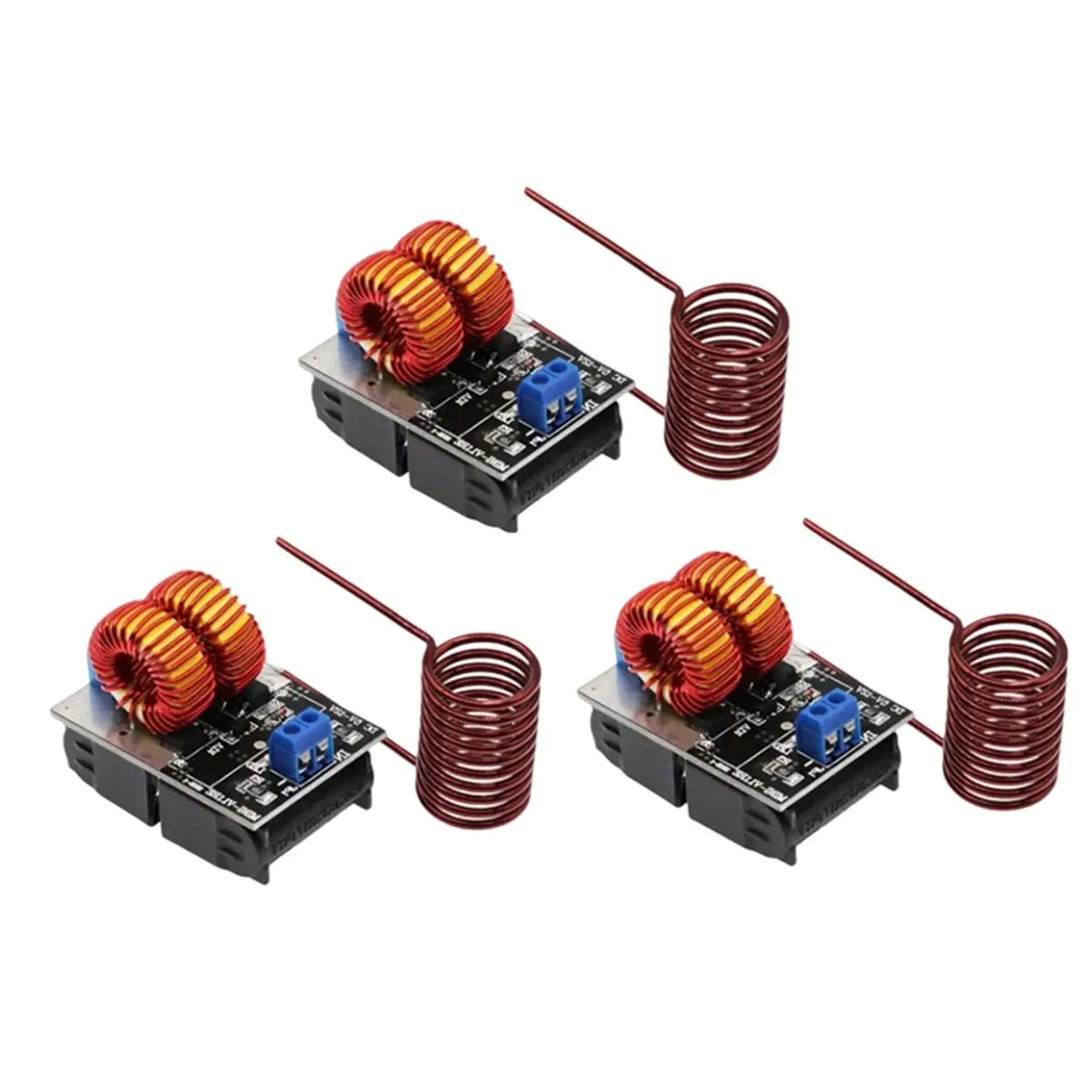 【CYBER MONDAY】3Pcs 5-12V ZVS Low Voltage Induction Heating Power Supply Module Induction Heating Board for Induction Heating