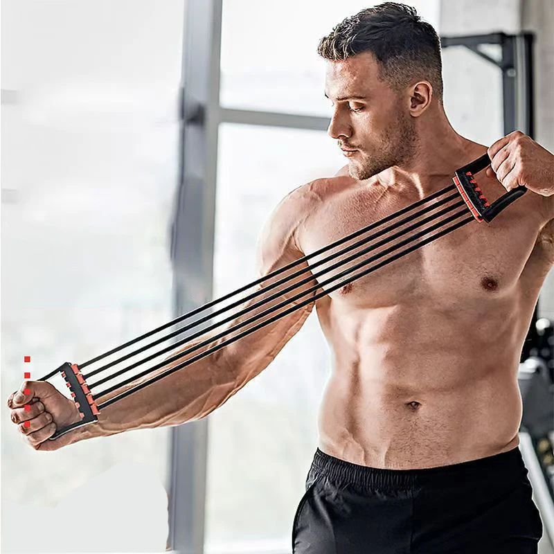 Эластичная лента для тренировок, 5 трубок Эластичная лента для тренировок, 5 трубок