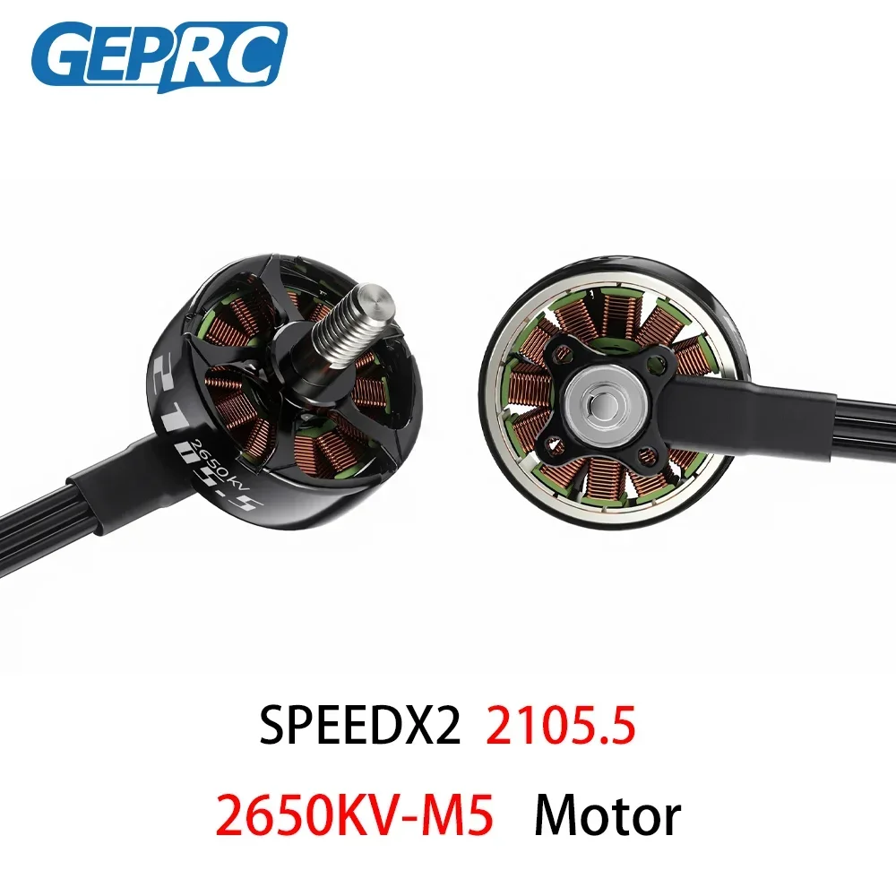 GEPRC SPEEDX2 2105.5 2650KV Schwarz M5 Motor Geeignet für DoMain Drone 3-4 Zoll FPV DIY RC Quadcopter Freestyle Zubehör RC