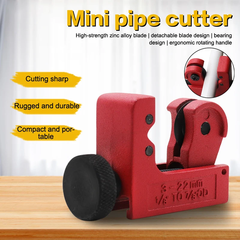 3-22mm Pipe Tubing Cutter Zinc Alloy Metal Pipe Cutter Cut Copper Steel Aluminum Plumbing Tool Hand Cutting Tools