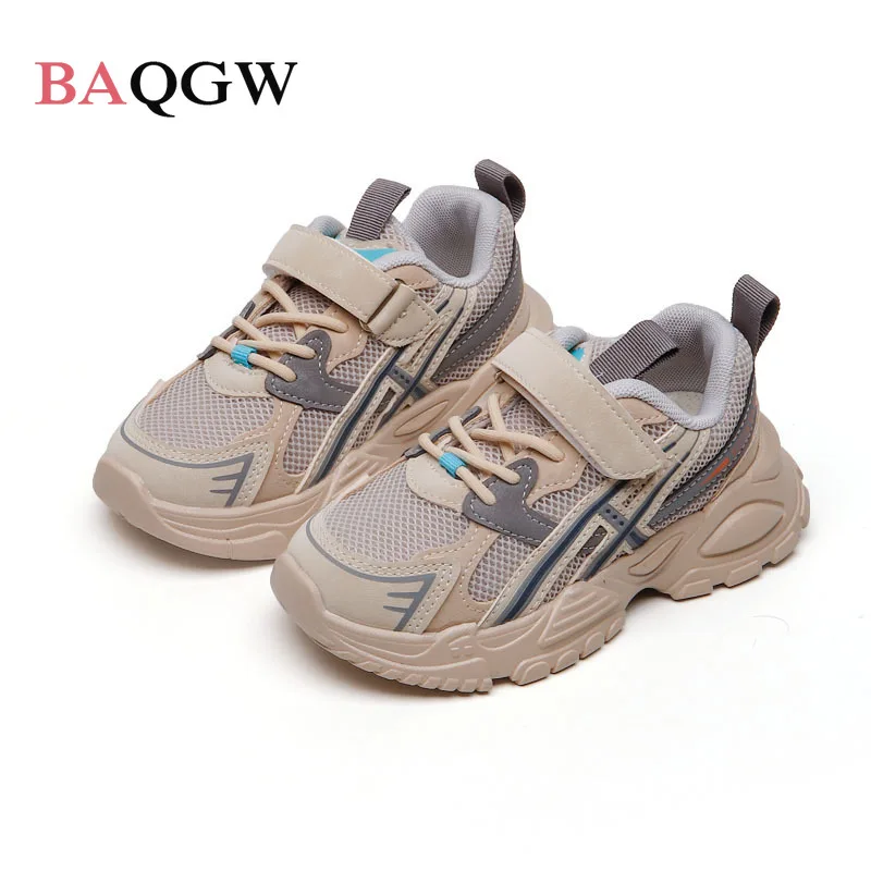 

Children White Gray Sneakers for Baby Boy Girl Spring Fashion Kids Shoes 3 4 5 6 8 10 Years Teenage Boys Breathable Sneakers