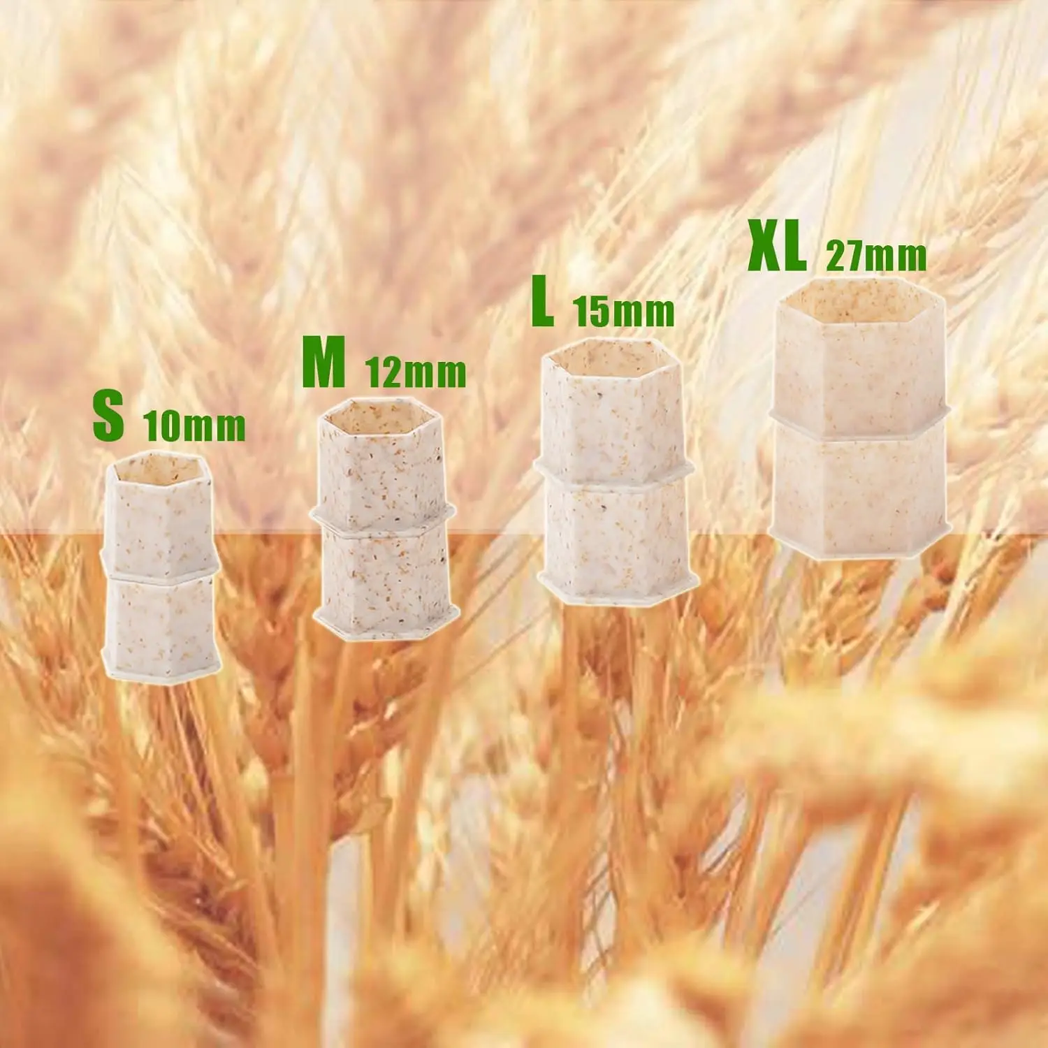 

50pcs EZ ECO-Friendly Tattoo Ink Caps Biodegradable Disposable Recyclable Wheat Straw Base Hold Ink Pigments Permanent Makeup