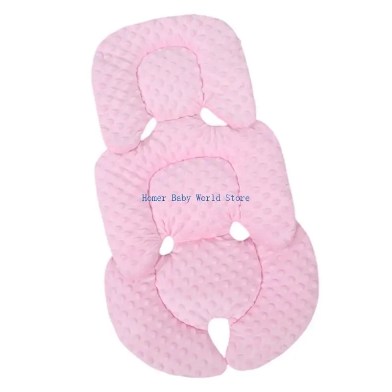 B2QD Ergonomic Infant Basket Liner Cotton Strollers Pad Shockproof Toddlers Cushion for Baby Comfortable and Safety