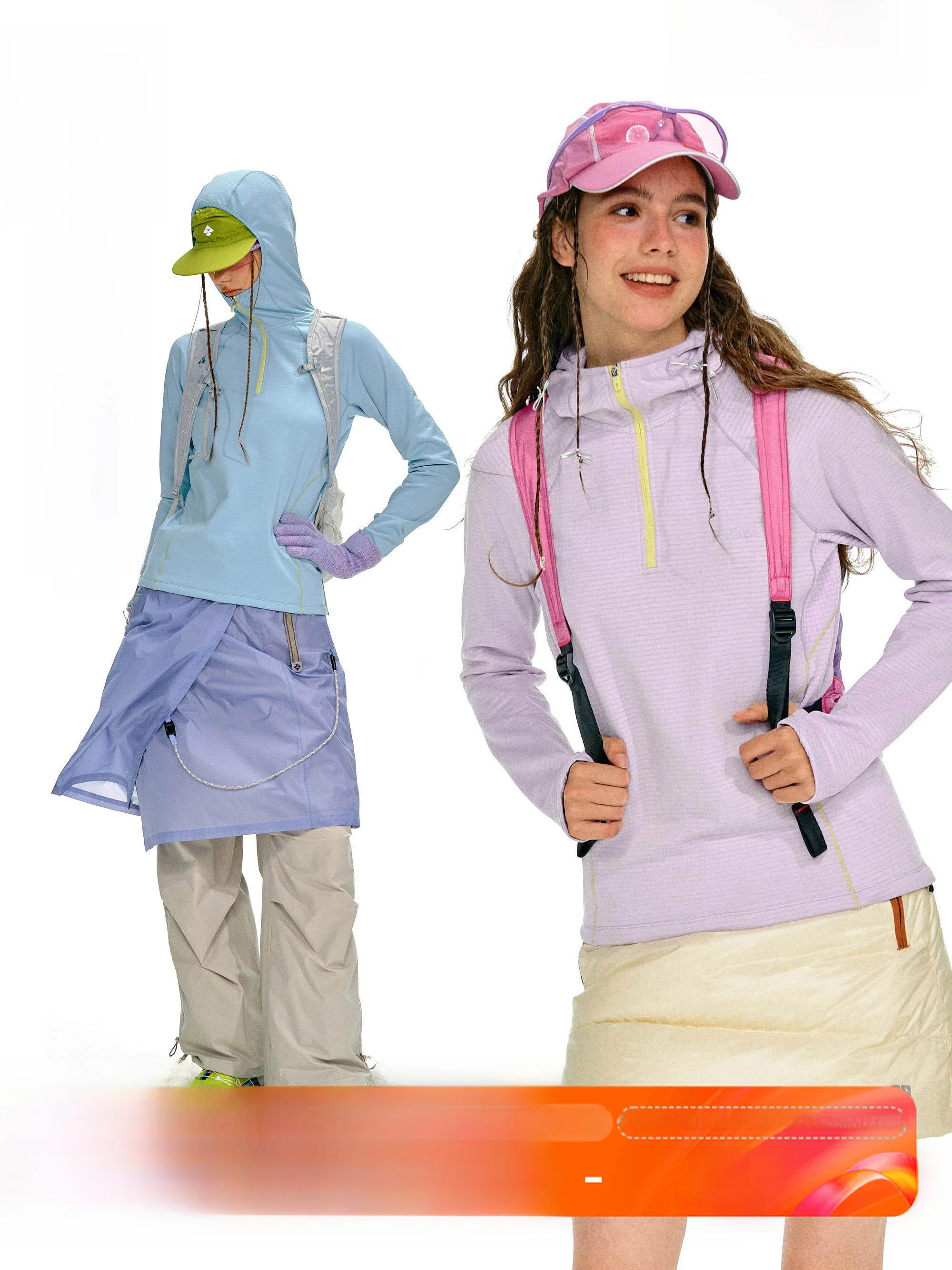 

NOTHOMME Outdoor Plaid Fleece Warm Hoodie Color Block Slim Fit Half Zipper Hooded Sweatshirt Women's Style Polyester Fiber
