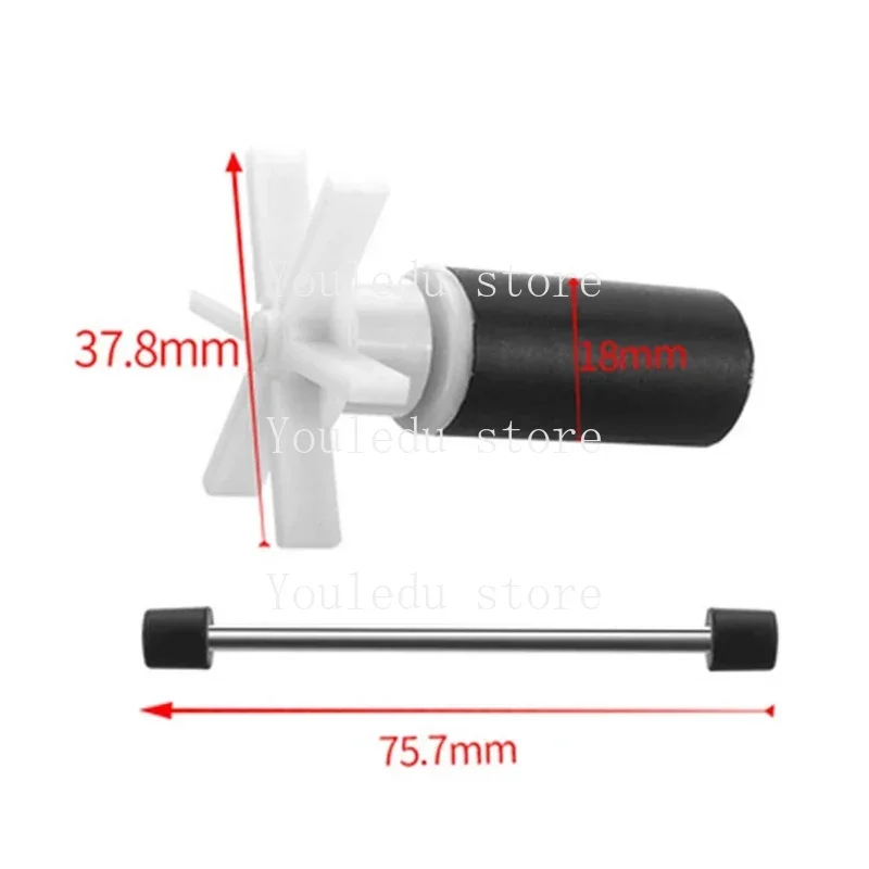 Imagem -03 - Rotor Cerâmico Elétrico com Impulsor de Bomba de Água para Pose z Spa Bomba de Água Impulsor Silencioso Mini Aquário Jardim Piscina Acessórios