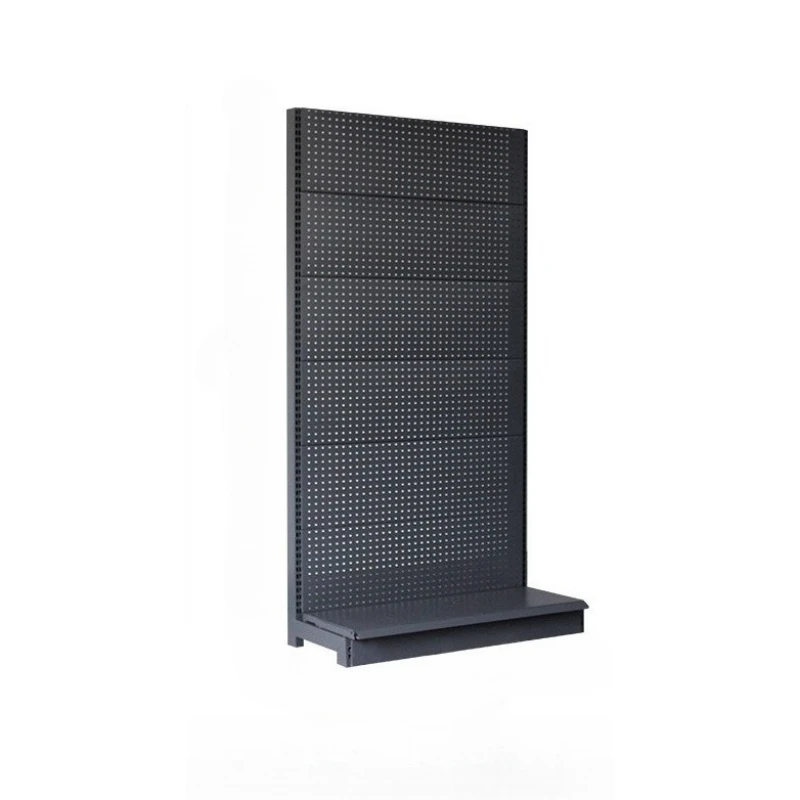 

2025Custom Organizing Tools Storage Hanging Hook Pegboard Display Shelves Metal Panel Floor Gondola Rack for Sale