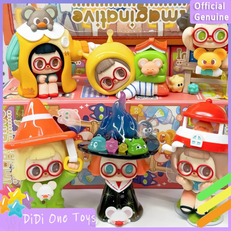 

Подлинная перцовая воображение, маленькая шляпа, серия, слепая коробка, милая кукла, фигурка, коллекция, украшение для рабочего стола, модный тренд, подарок